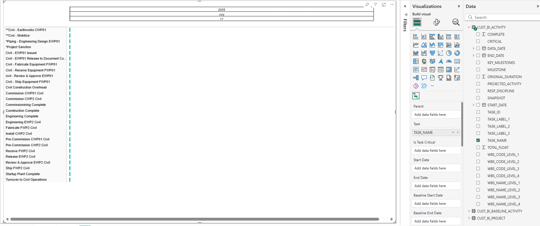 Building Task Bars Part 1
