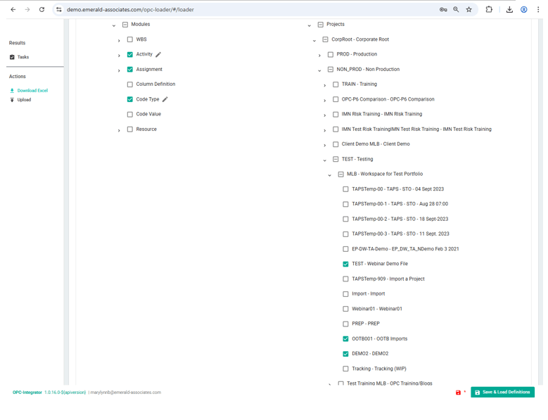Download Configuration with 3 Modules and 3 Files