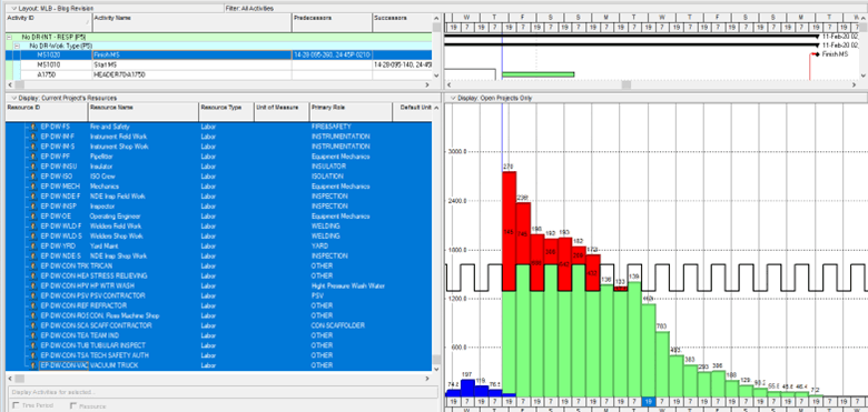 Resources in Primavera P6