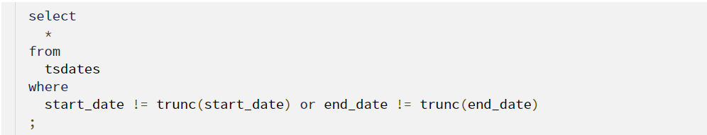 Current Timesheet Period Does Not Exist - Query