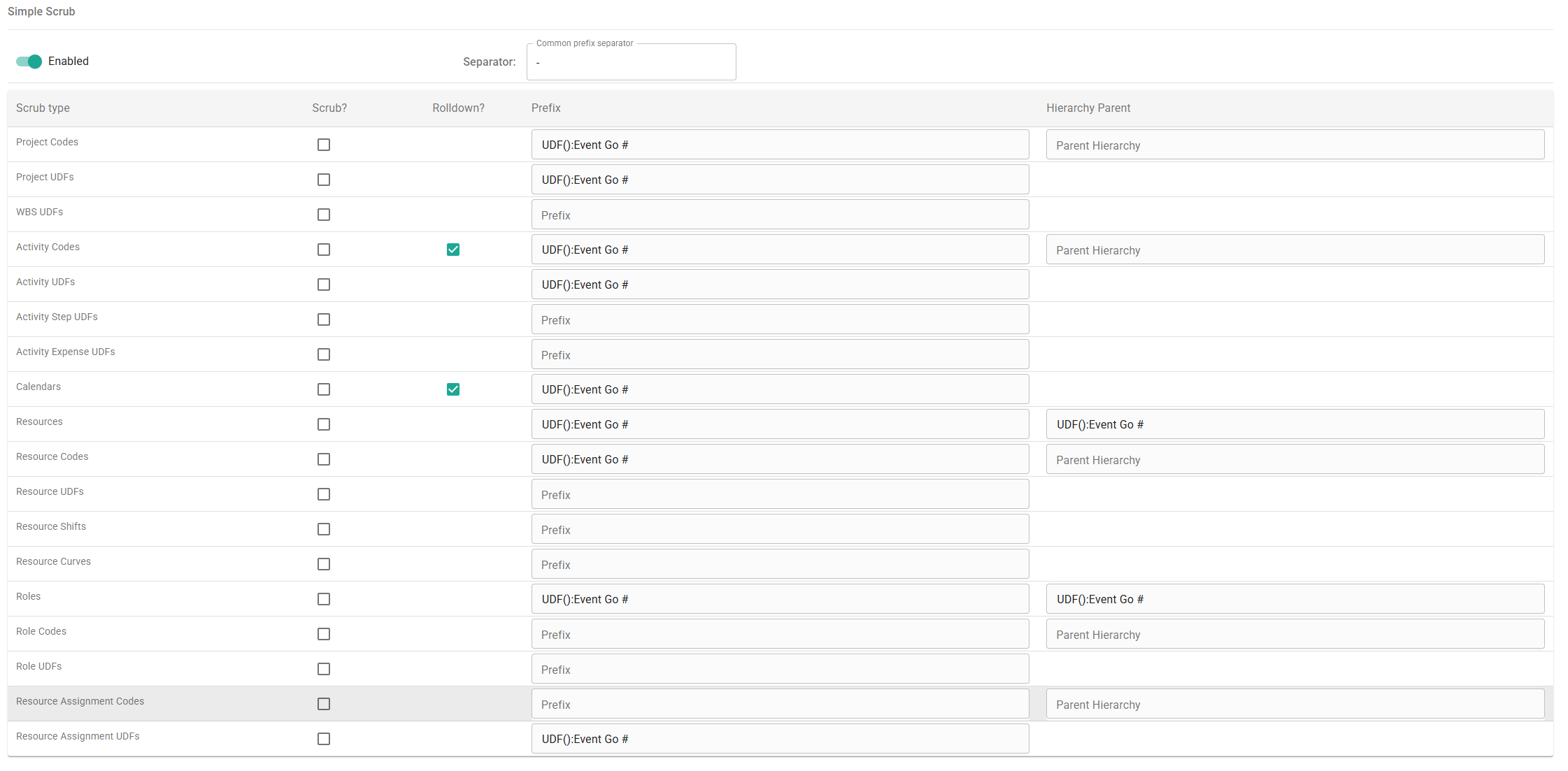 V7 of the Simple Scrub in P6-Scrubber